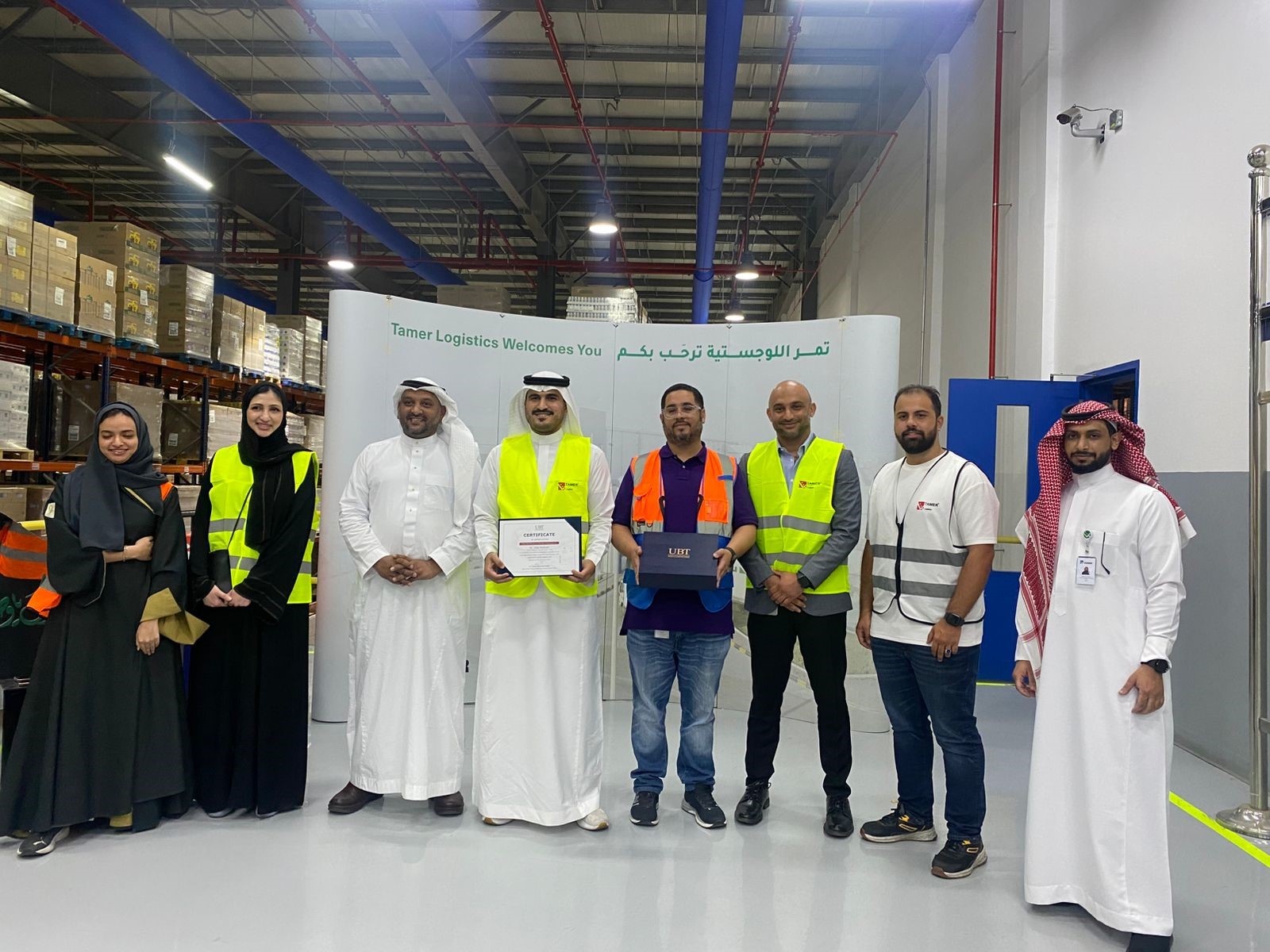 The Supply Chain Management Department Students at Tamer Logistics